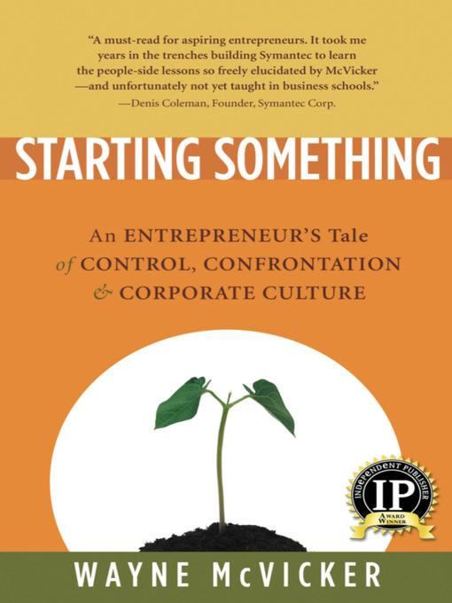 Title details for Starting Something by Wayne McVicker - Available